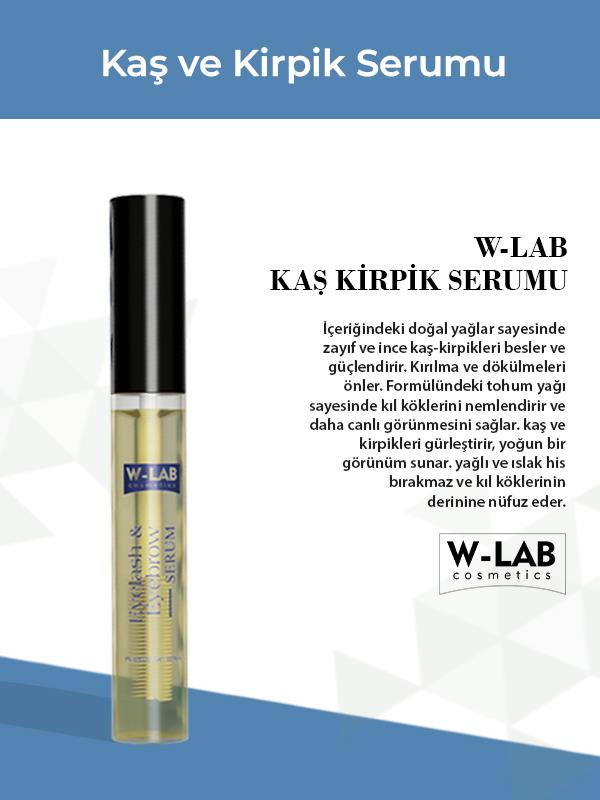 W-Lab Kozmetik Kaş Kirpik Serumu 10 ML